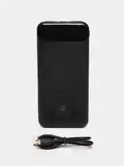 Белый внешний аккумулятор, 10000 мАч, USB Type-A/Type-C, портативный