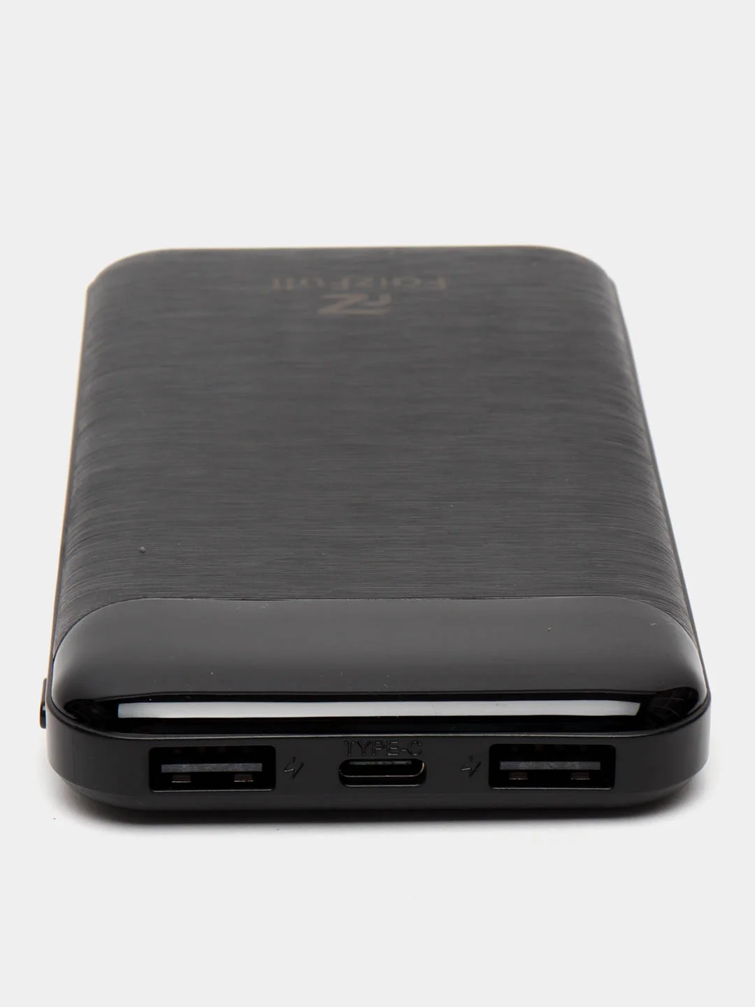 Белый внешний аккумулятор, 10000 мАч, USB Type-A/Type-C, портативный