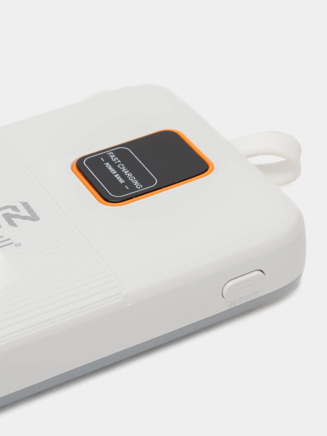 Белый power Bank, Повербанк с быстрой зарядкой, со встроенными кабелями, Lightning, Type-C