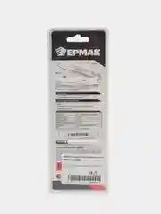 ЕРМАК нож туристический, складной, 23,5 см, нержавеющая сталь, дерево