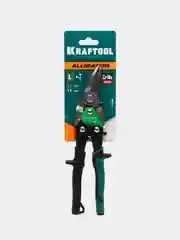 Зеленый ножницы по металлу Kraftool Alligator, 250 мм