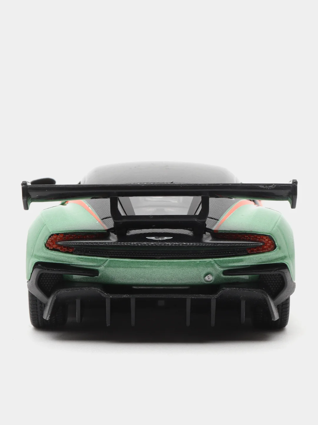 Зеленый металлическая машинка Kinsmart, 1:38, Aston Martin Vulcan, с принтом, KT5407DF