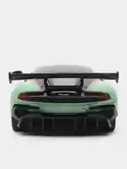 Зеленый металлическая машинка Kinsmart, 1:38, Aston Martin Vulcan, с принтом, KT5407DF