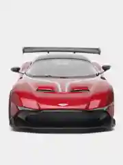 Красный металлическая машинка Kinsmart, 1:38, Aston Martin Vulcan, с принтом, KT5407DF
