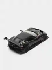 Черный металлическая машинка Kinsmart, 1:38, Aston Martin Vulcan, с принтом, KT5407DF