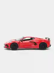Красный металлическая машинка Kinsmart, 1:36, Chevrolet Corvette Stingray C8, с принтом, KT5432DF
