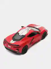 Красный металлическая машинка Kinsmart, 1:36, Chevrolet Corvette Stingray C8, с принтом, KT5432DF