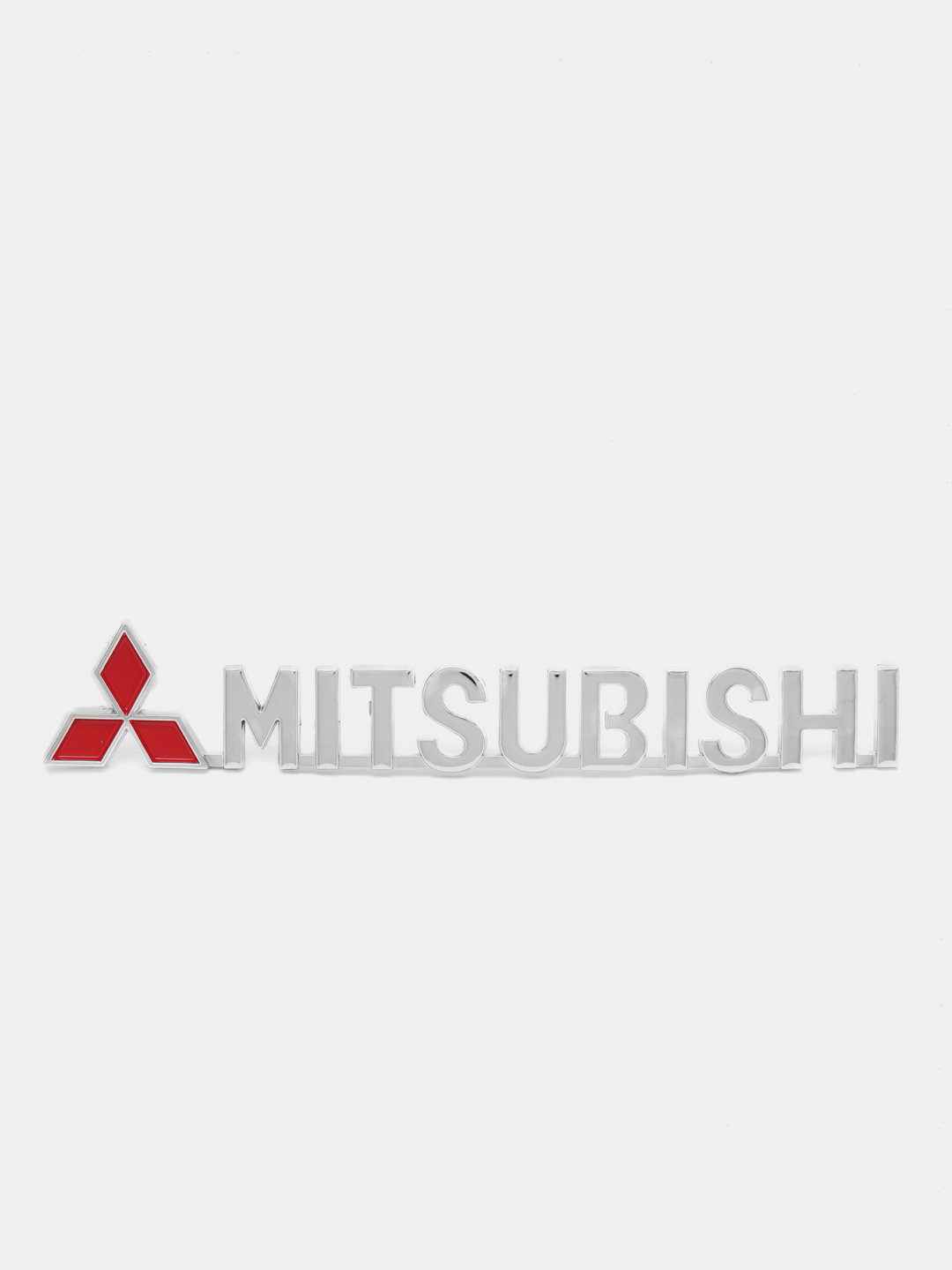 Логотип-шильдик Mitsubishi Митсубиси 17 х 2 см купить по цене 355 ₽ в  интернет-магазине KazanExpress