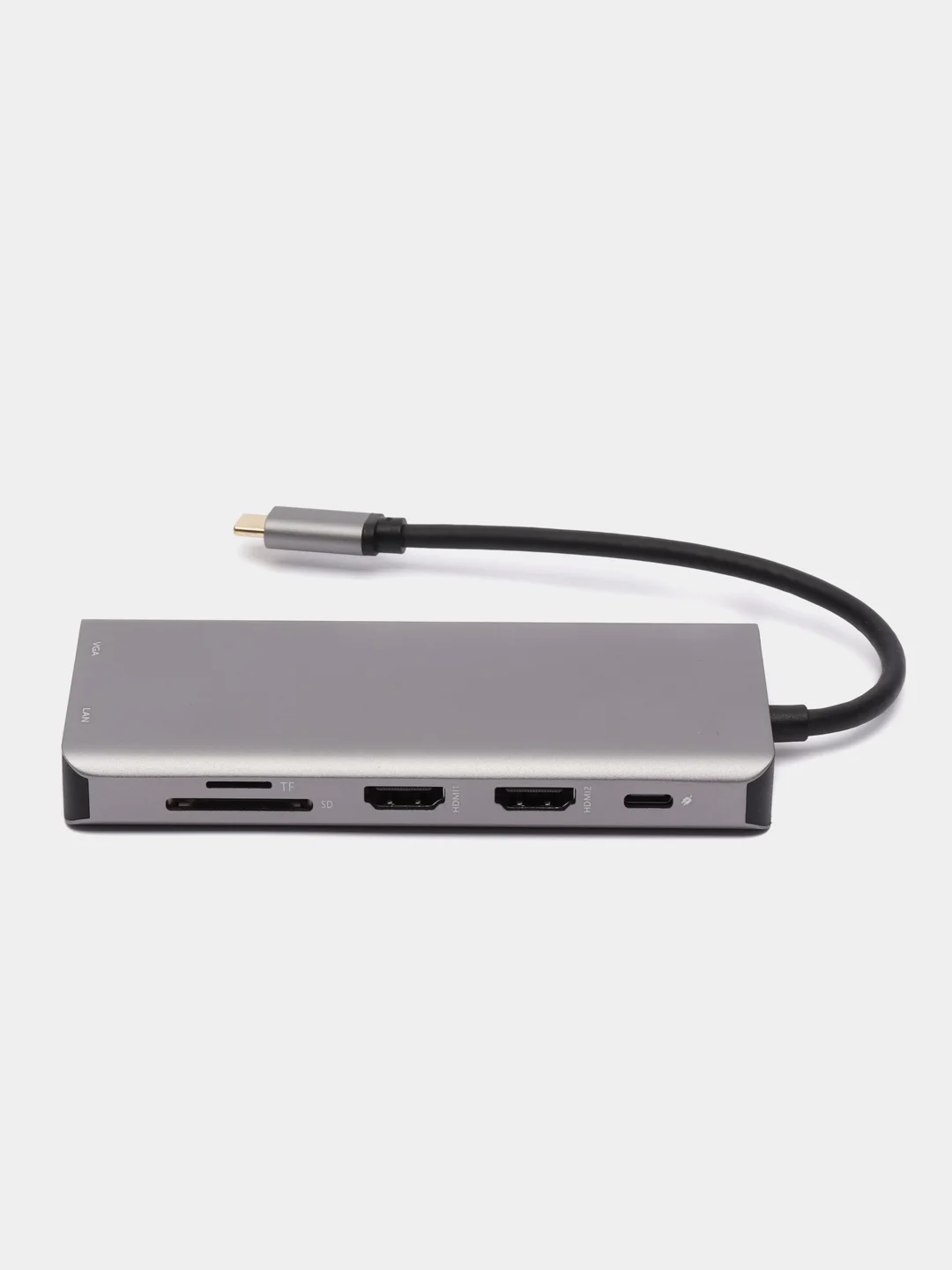 USB Hub Type C концентратор, usb c, vga, hdmi, ethernet, 12 портов, разветвитель