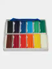 Пластилин мягкий восковой BRAUBERG KIDS, 12 цветов, 180 г, со стеком