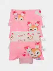 Розовый трусы для девочки 4 шт, 0+