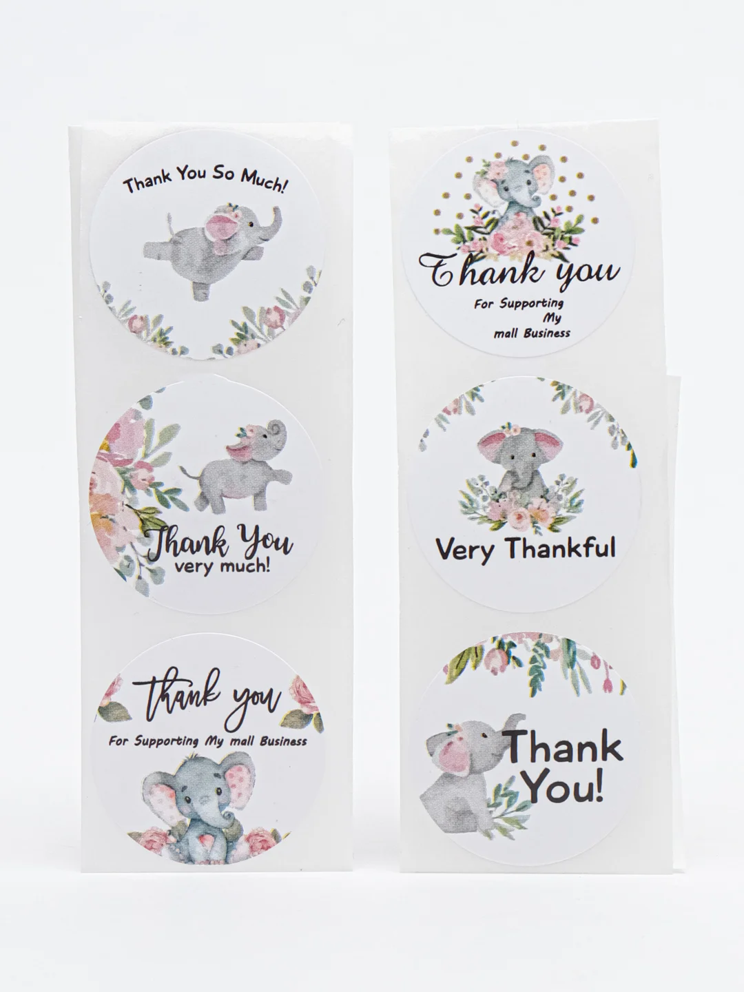 Ледяной набор наклеек с надписью "Thank you", "Спасибо"