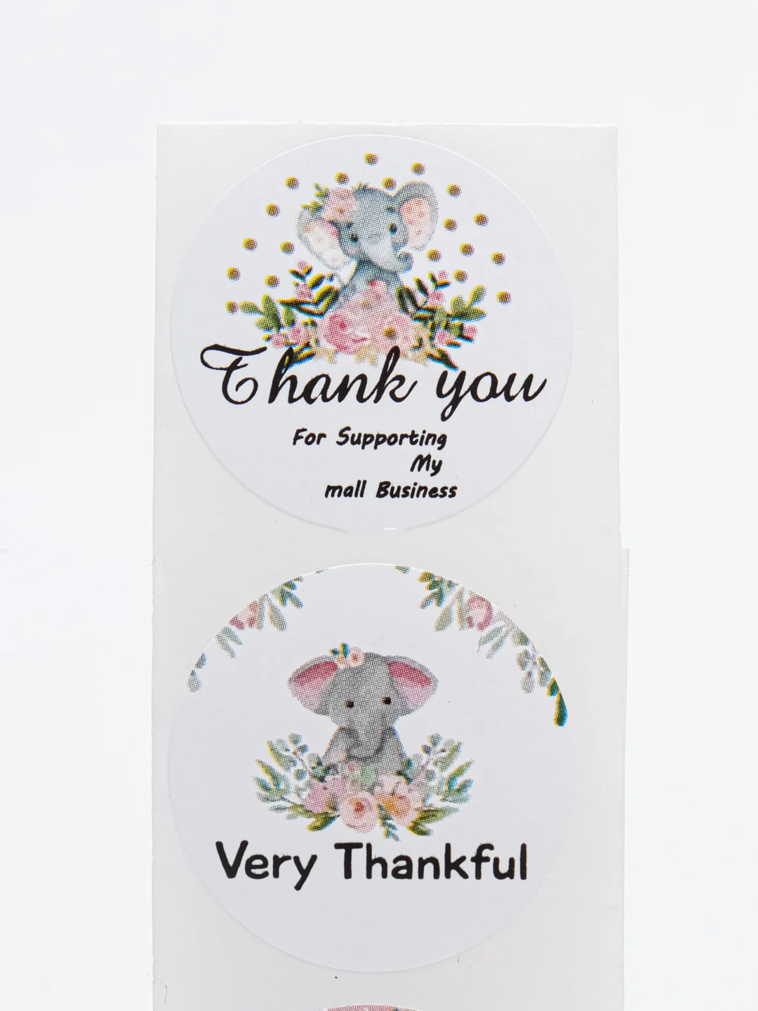 Ледяной набор наклеек с надписью "Thank you", "Спасибо"