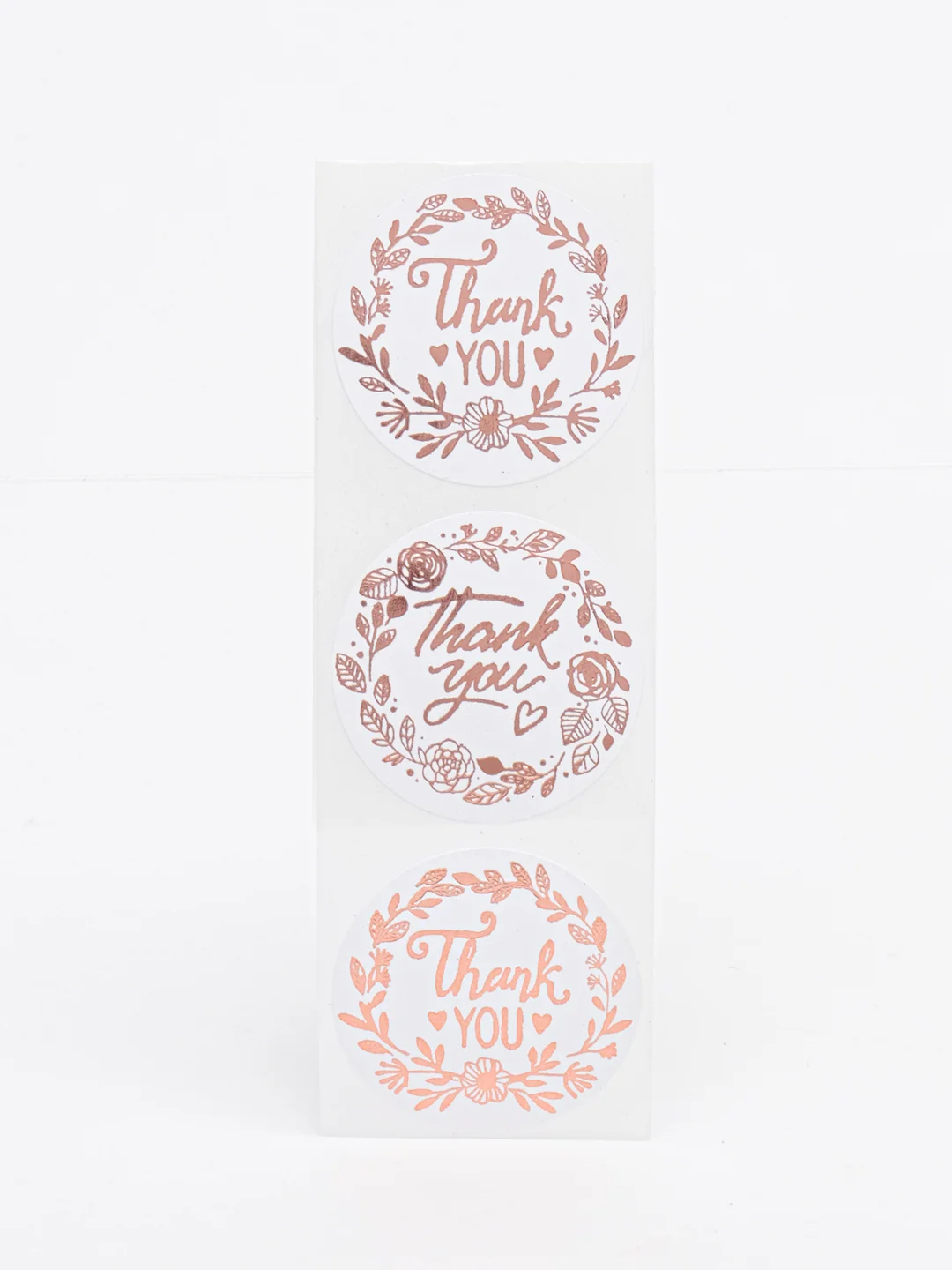 Медный набор наклеек с надписью "Thank you", "Спасибо"