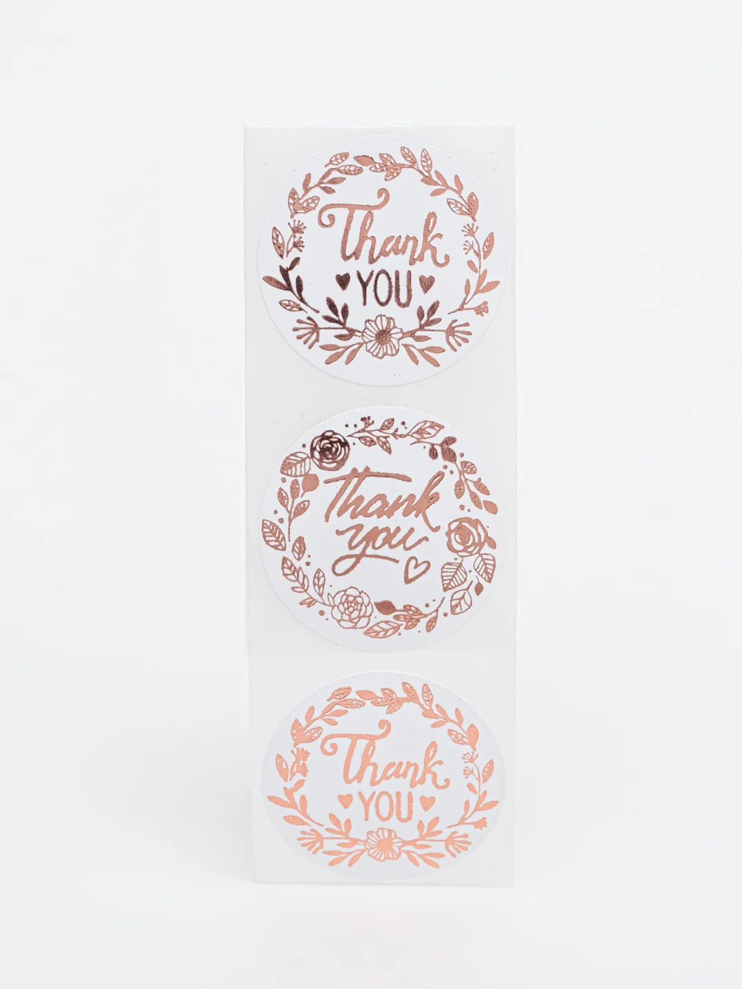 Медный набор наклеек с надписью "Thank you", "Спасибо"