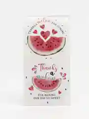 Фуксия набор наклеек с надписью "Thank you", "Спасибо"