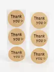 Хаки набор наклеек с надписью "Thank you", "Спасибо"