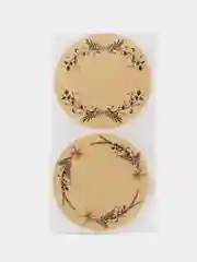 Карамельный наклейки крафт