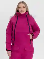 Розовый женский горнолыжный комбинезон