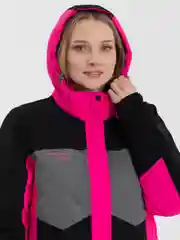 Розовый женский горнолыжный комбинезон