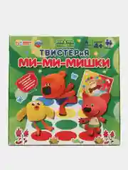 Зеленый детская напольная игра на равновесие "Твистер и Я", в коробке, 120 х 180 см
