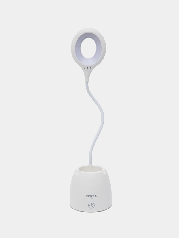 Forza лампа настольная, 16 LED, питание USB, с подставкой, 1.5 м, 1200 Lux, 1200 мАч