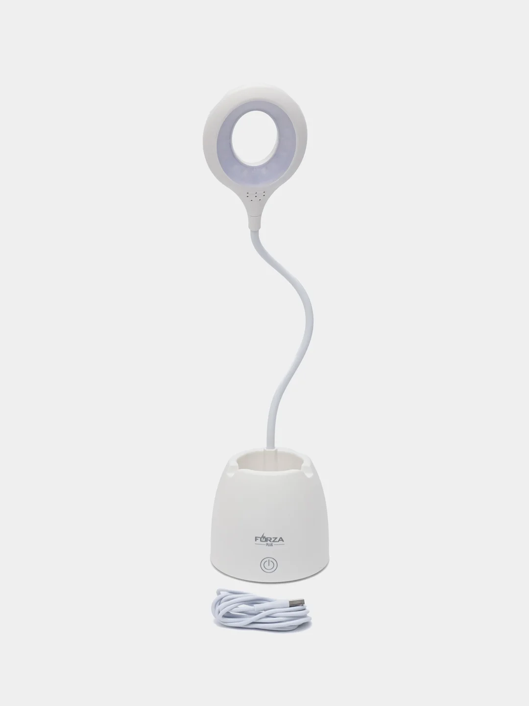 Forza лампа настольная, 16 LED, питание USB, с подставкой, 1.5 м, 1200 Lux, 1200 мАч
