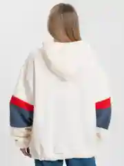 Белый худи мягкое, из овечьего флиса