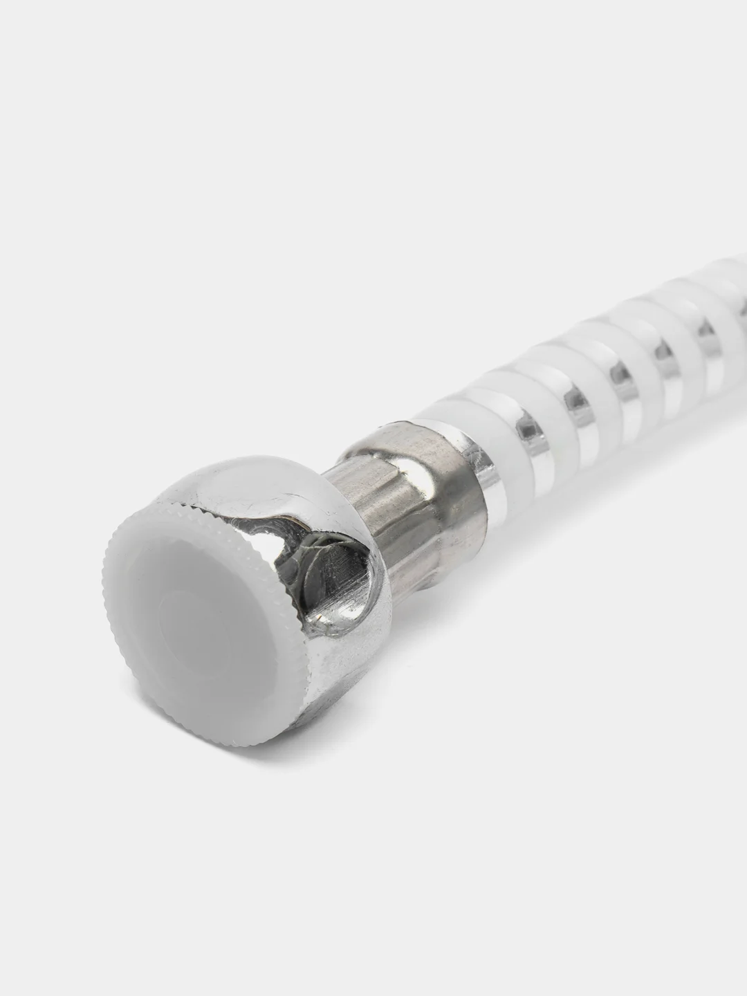 RAIN Шланг для душа 150см, 1/2"(Имп)-1/2"(Имп), ПВХ, латунь, антитвист, серебристо-белый