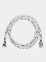 RAIN Шланг для душа 150см, 1/2"(Имп)-1/2"(Имп), ПВХ, латунь, антитвист, серебристо-белый