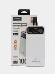 Белый внешний аккумулятор с быстрой зарядкой, Lightning, Type-C, Powerbank