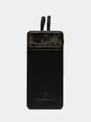 Черный внешний аккумулятор с быстрой зарядкой, Lightning, Type-C, Powerbank