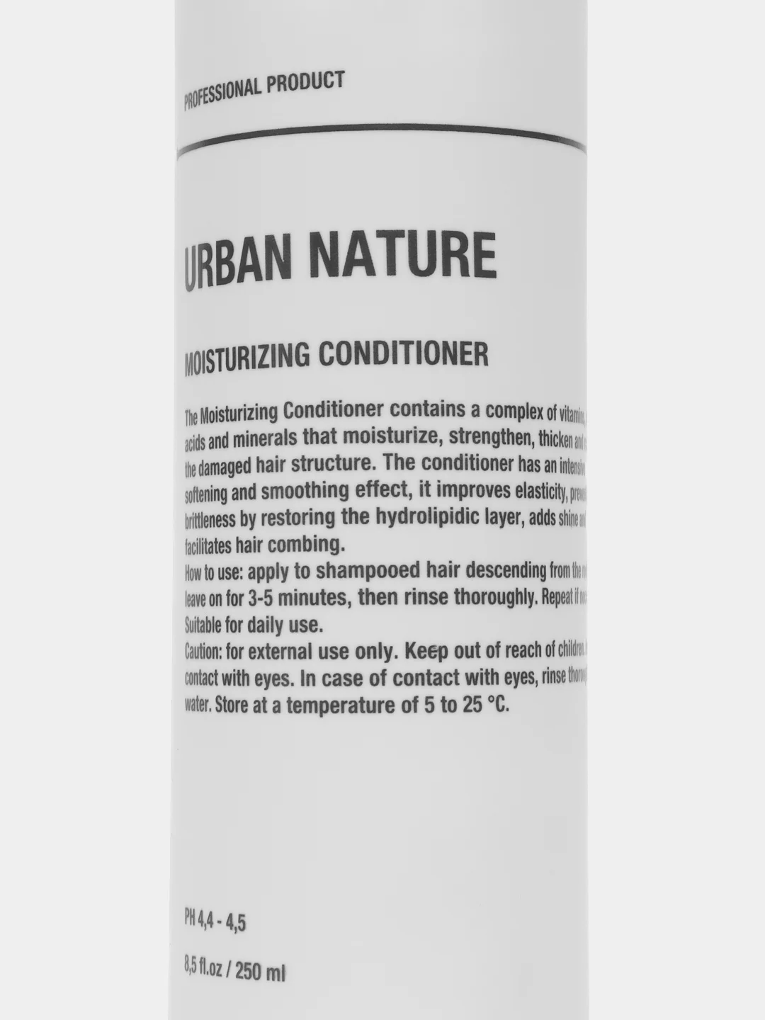 Urban Nature Кондиционер увлажняющий для волос с кератином, маслом миндаля