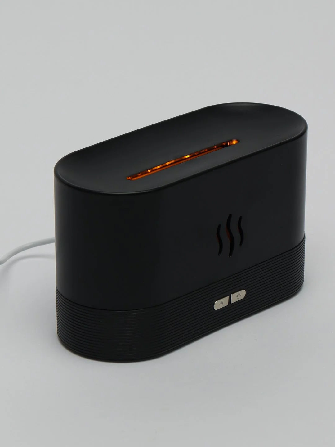 Черный ароматический диффузор/увлажнитель воздуха, с LED-подсветкой и аром. маслами, 2 цвета