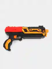 Черный детский пистолет бластер с мягкими пулями Shooting Game XH-021