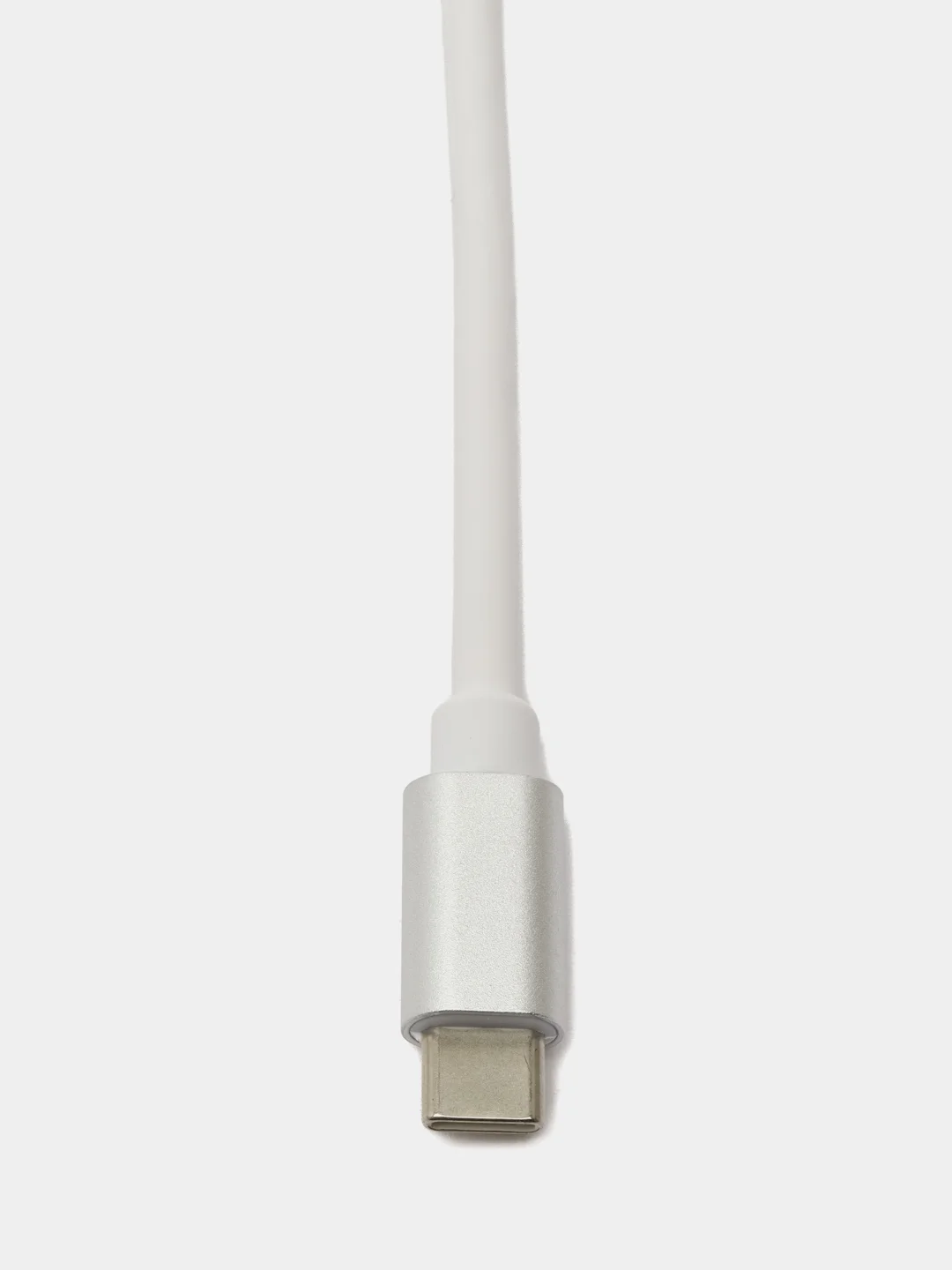 Серебряный адаптер, переходник USB 3.0, Type-C/Thunderbolt и HDMI 4K, хаб для Macbook