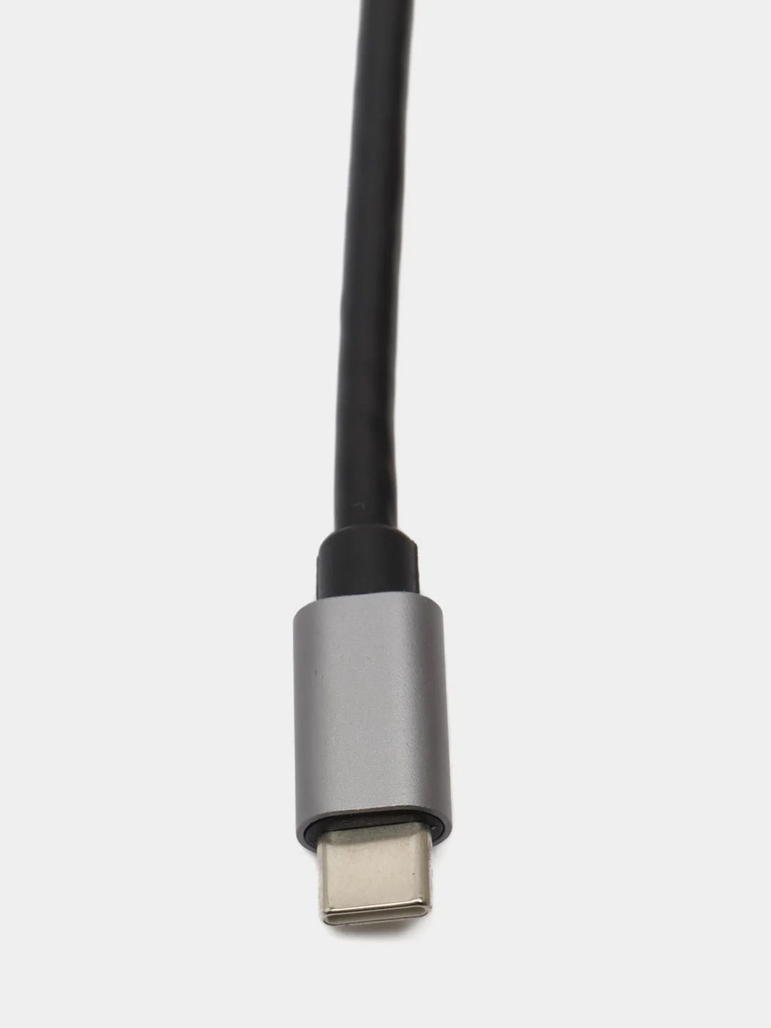Серый адаптер, переходник USB 3.0, Type-C/Thunderbolt и HDMI 4K, хаб для Macbook