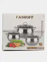Набор кастрюль FANHOFF, 2,0 / 2,5 / 3,5 л