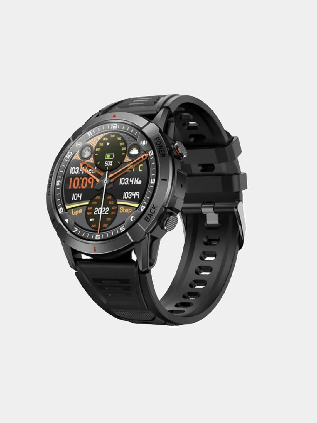 Умные часы CheckME Smart CMSNX10BB с измерением скорости, шагомером, мониторингом сна