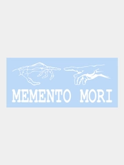 Наклейка на автомобиль "MEMENTO MORI" без фона виниловая