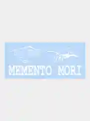 Наклейка на автомобиль "MEMENTO MORI" без фона виниловая