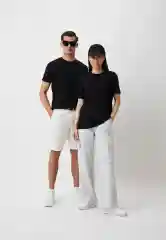 Черный футболка UNIQLO DRY, круглый вырез, короткий рукав