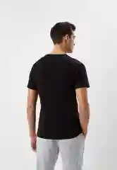Черный футболка UNIQLO AIRism c хлопком