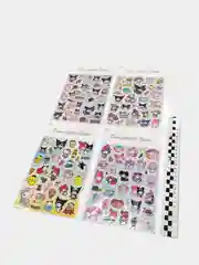 Багровый наклейки для стикербомбинга, Kuromi, Melody, Hello Kitty, Sinnamoroll. Стикерпак, Куроми