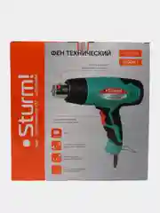 Фен технический Sturm! HG2005, 2000 Вт, 300-600 градусов, 250-550 л/мин, 5 предметов