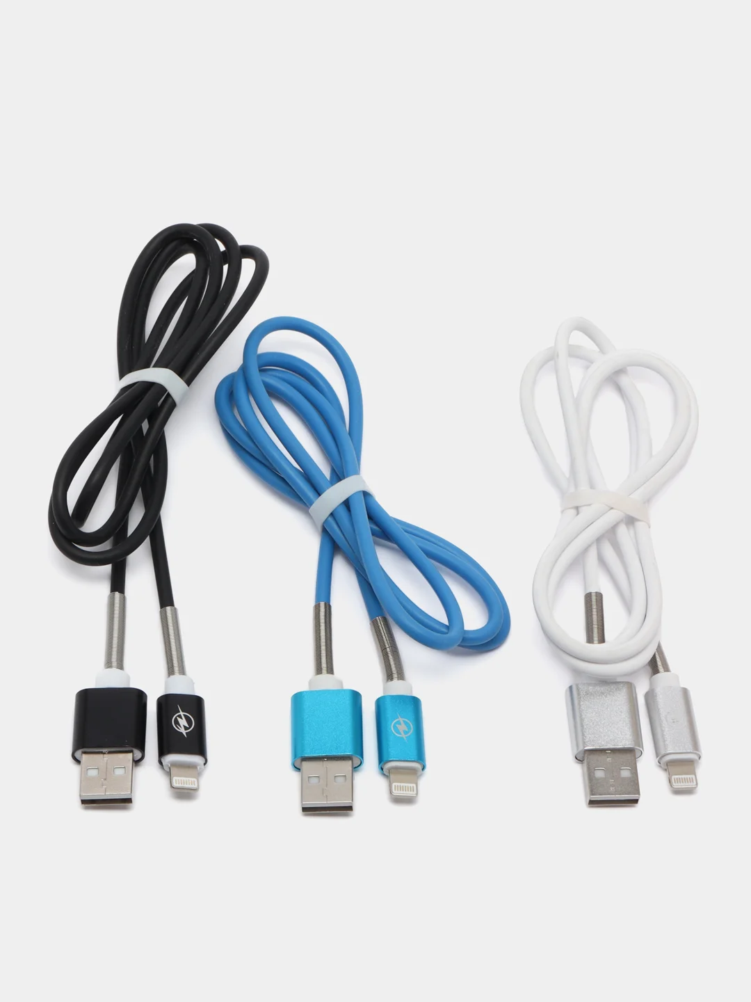 Комплект из 3-х кабелей зарядки для iPhone (speed data cable) для дома / машины / дачи