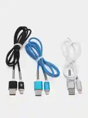 Комплект из 3-х кабелей зарядки для iPhone (speed data cable) для дома / машины / дачи