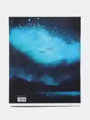 Голубой тетрадь 48 листов, "Pretty whale", клетка, "софт-тач" ламинация