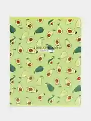 Оливковый тетрадь "Я люблю Avocado!", 48 листов, клетка