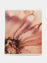 Бирюзовый тетрадь "Vivid marble", 48 листов, клетка, "софт-тач" ламинация, тиснение фольгой